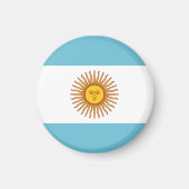 Flagge Argentiniens Magnet (Vorne)