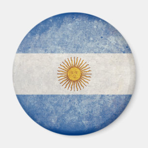 Flagge Argentiniens Magnet