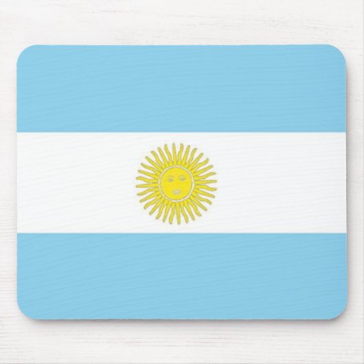 Flagge Argentiniens Mauspad (Vorne)