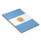 Flagge Argentiniens Notizblock (Rechte Seite)