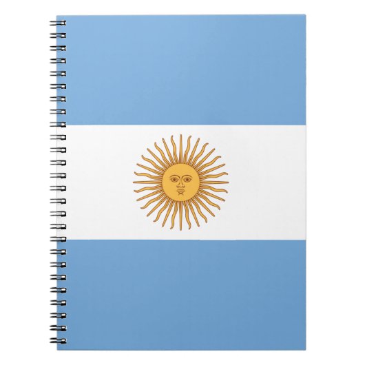 Flagge Argentiniens Notizblock (Vorderseite)