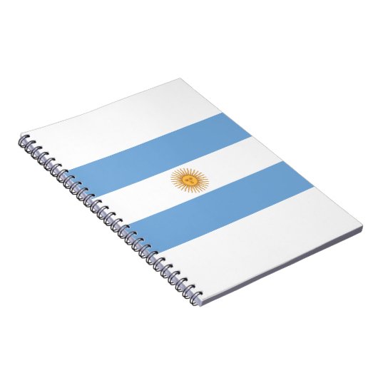 Flagge Argentiniens Notizblock (Rechte Seite)