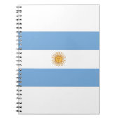 Flagge Argentiniens Notizblock (Vorderseite)
