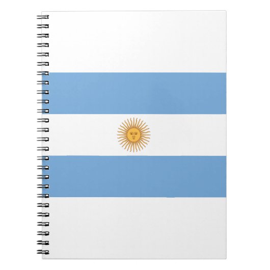 Flagge Argentiniens Notizblock (Vorderseite)