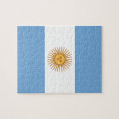 Flagge Argentiniens Puzzle (Horizontal)