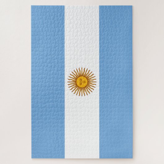 Flagge Argentiniens Puzzle (Vertikal)