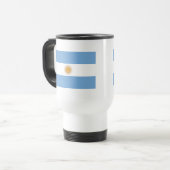 Flagge Argentiniens Reisebecher (Vorderseite Links)