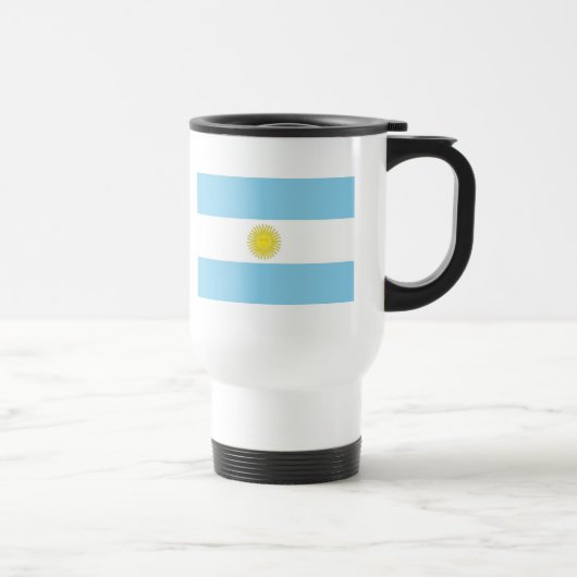 Flagge Argentiniens Reisebecher (Rechts)