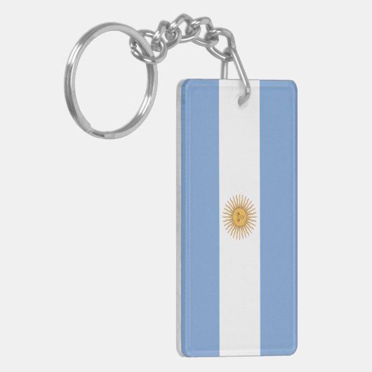 Flagge Argentiniens Schlüsselanhänger (Vorderseite links)