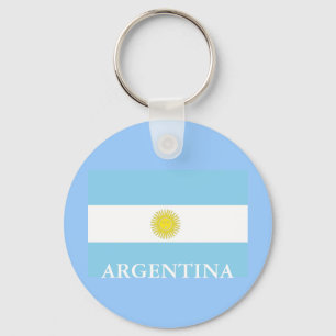 Flagge Argentiniens Schlüsselanhänger