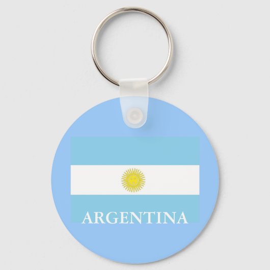 Flagge Argentiniens Schlüsselanhänger (Vorderseite)