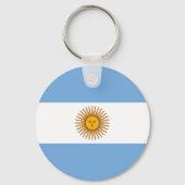 Flagge Argentiniens Schlüsselanhänger (Rückseite)