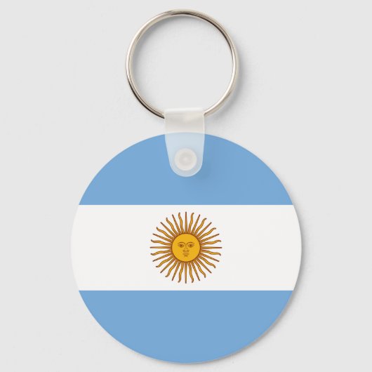 Flagge Argentiniens Schlüsselanhänger (Vorderseite)