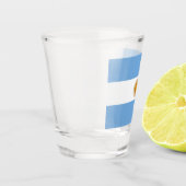 Flagge Argentiniens Schnapsglas (Links)
