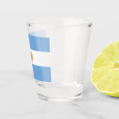 Flagge Argentiniens Schnapsglas (Rechts)