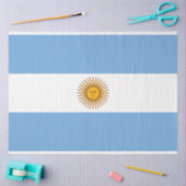 Flagge Argentiniens Seidenpapier (Basteln)