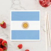 Flagge Argentiniens Serviette (Beispiel)