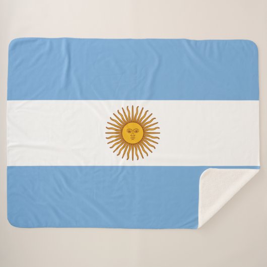 Flagge Argentiniens Sherpadecke (Vorderseite (Horizontal))