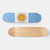 Flagge Argentiniens Skateboard (Horizontal)