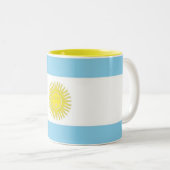 Flagge Argentiniens Tasse (VorderseiteRechts)