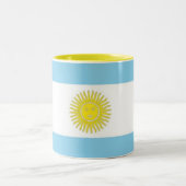 Flagge Argentiniens Tasse (Mittel)