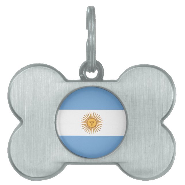 Flagge Argentiniens Tiermarke (Vorderseite)