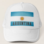 Flagge Argentiniens Truckerkappe (Vorderseite)