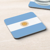 Flagge Argentiniens Untersetzer (Linke Seite)