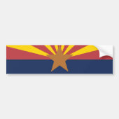Flagge Arizona Autoaufkleber (Vorne)