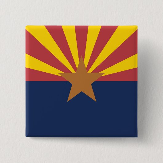 Flagge Arizona Button (Vorderseite)
