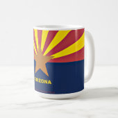 Flagge Arizona Kaffeetasse (VorderseiteRechts)