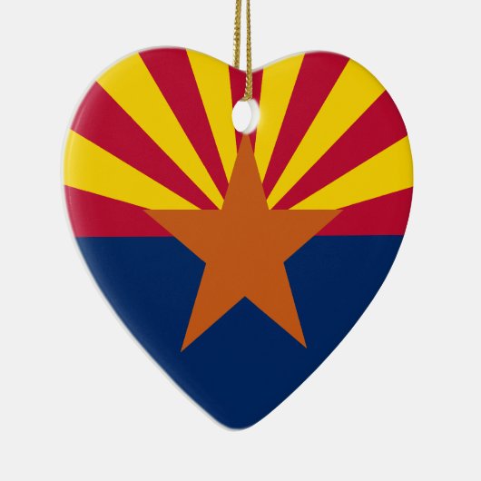Flagge Arizona Keramik Ornament (Rechts)
