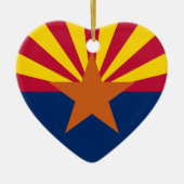 Flagge Arizona Keramik Ornament (Vorne)