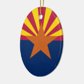 Flagge Arizona Keramik Ornament (Links)