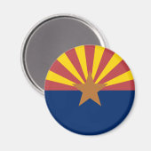 Flagge Arizona Magnet (Vorderseite/Rückseite)