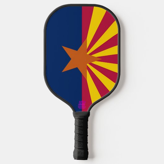 Flagge Arizona Pickleball Schläger (Rückseite)