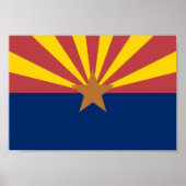 Flagge Arizona Poster (Vorne)