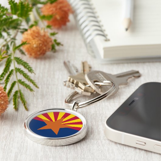 Flagge Arizona Schlüsselanhänger (Seite)