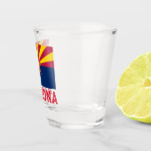 Flagge Arizona Schnapsglas (Rechts)