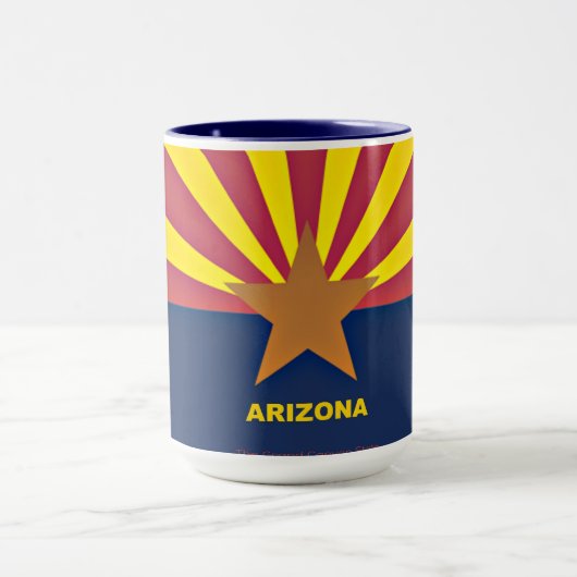 Flagge Arizona Tasse (Zentrum)