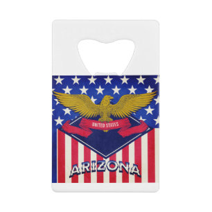 Flagge Arizona USA Geldbeutel Flaschenöffner