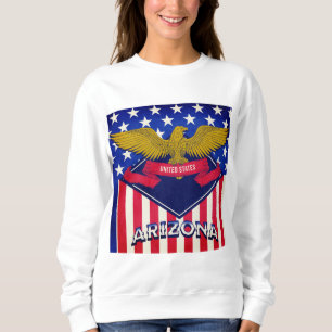 Flagge Arizona USA Sweatshirt