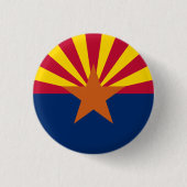 Flagge Arizonas, Flagge von Arizona Button (Vorderseite)