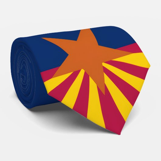 Flagge Arizonas Krawatte (Gerollt)