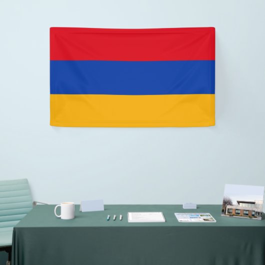 Flagge Armeniens Banner (Messeveranstaltung)