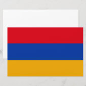 Flagge Armeniens Briefpapier (Vorne/Hinten)