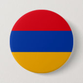 Flagge Armeniens Button (Vorderseite)