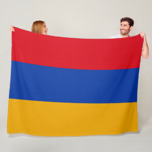 Flagge Armeniens Fleecedecke