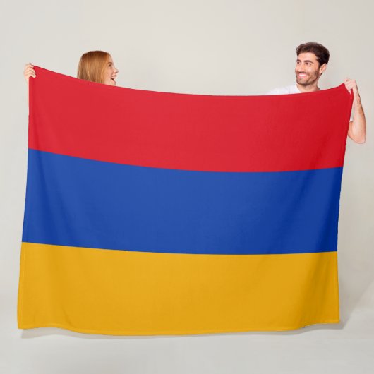 Flagge Armeniens Fleecedecke (Beispiel)