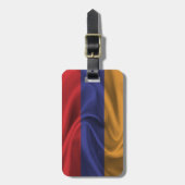 Flagge Armeniens Gepäckanhänger (Vorderseite vertikal)